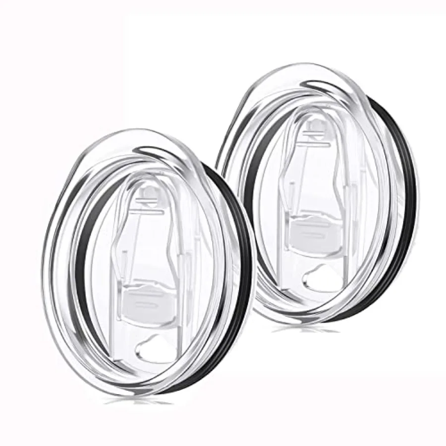 

2 Pcs 20 Oz Skinny Tumbler Lid Replacement Plastic Lids Splash Resistant Covers Spill Proof Skinny Cup Covers For Mouth Tumbler