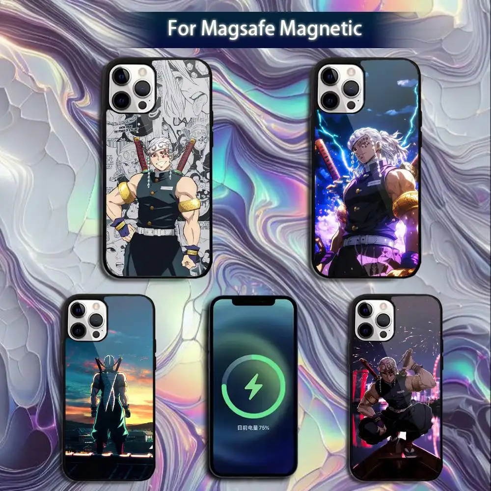 

Anime Tengen Uzui Phone Case For iPhone 16e,16,15,14,13,12,11,Plus,Pro,Max,Mini Magsafe Magnetic Wireless Charging