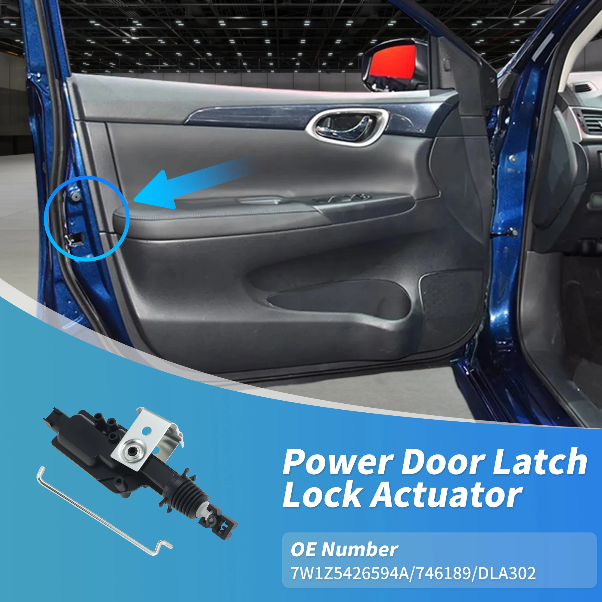 UXCELL Power Door Lock Latch Actuator for Ford for Crown Victoria 08-11