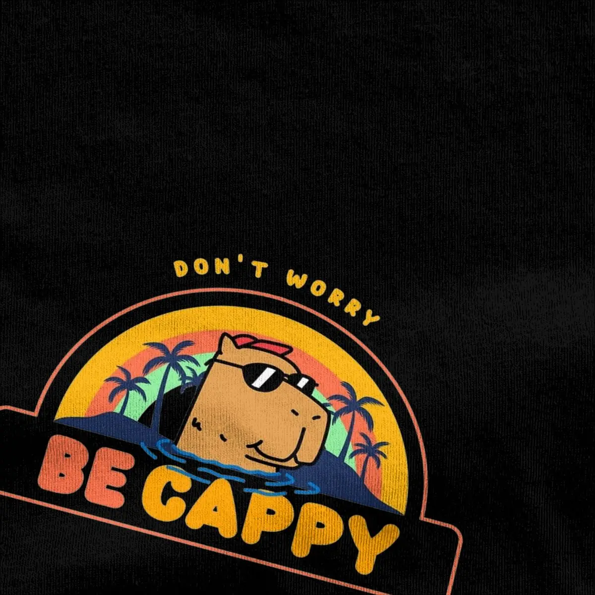 Streetwear T-Shirt Cute Capybara Lover Cotton T-Shirt Pet Animal Trend Cool Tee Shirt for Men Beach Y2K Fun Short Sleeve Clothes