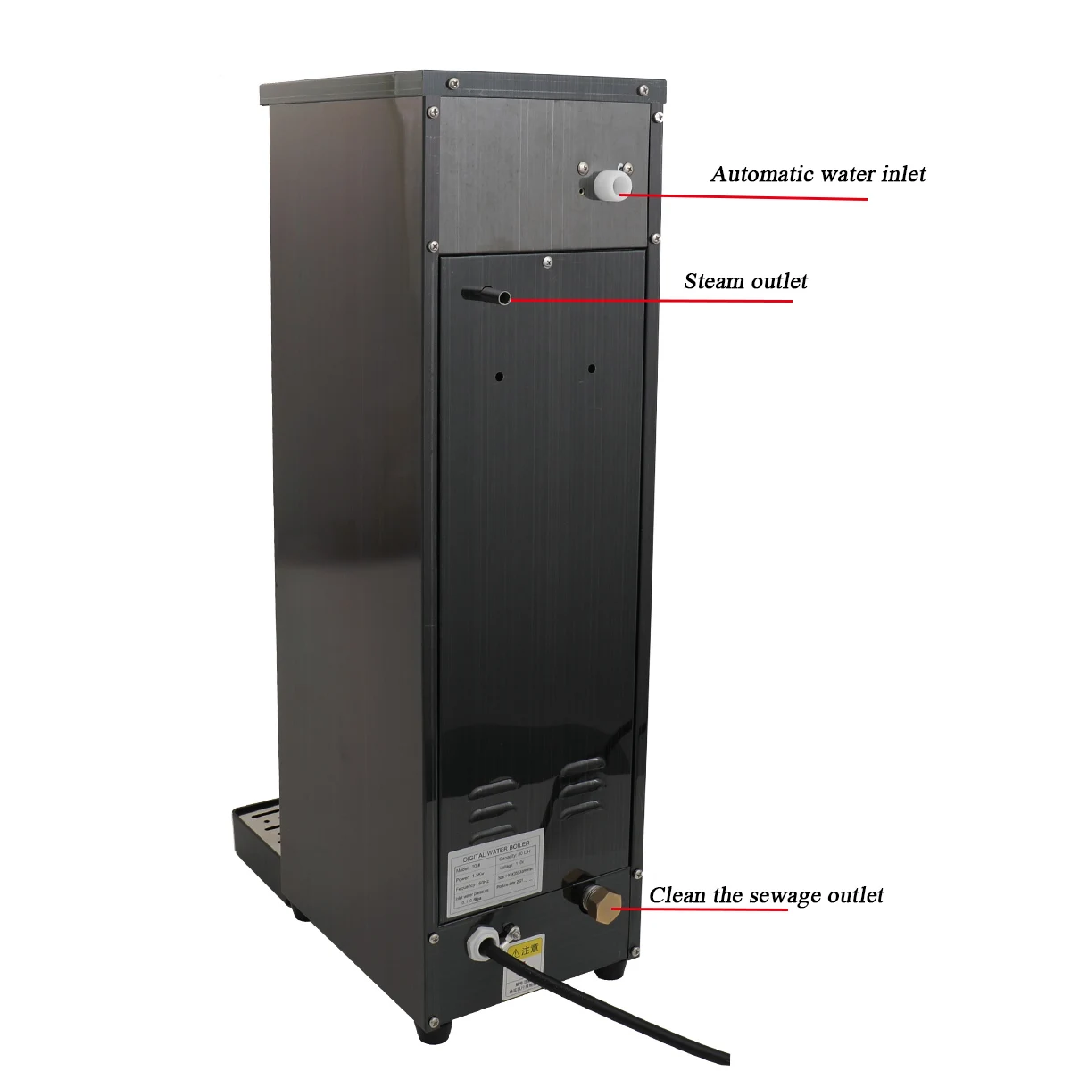 Устройство для закипания воды, офисное оборудование для приготовления чая, кофе, молока, 12 л, 3500 Вт