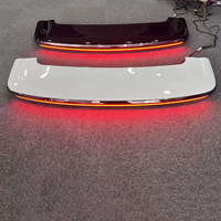 Tail wing with LED for Toyota Alphard & Crown Vellfire 40 Series 2024 modified Stream Turn Signal top wing rear spoilers