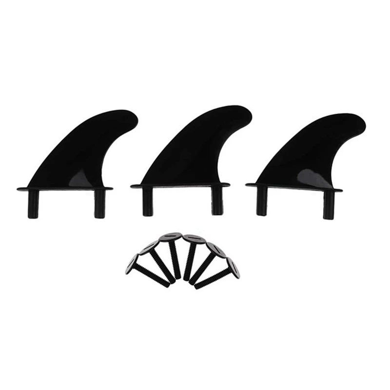 6Pcs Soft Top Surfboard Fins Sets For Softboard Paddle Board Surf Boards Accessories