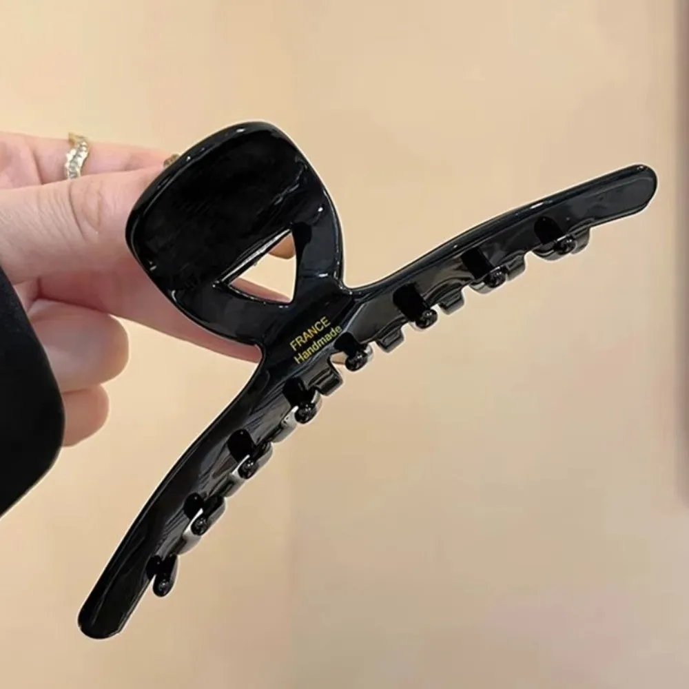 

Элегантные заколки для волос из ацетата с леопардовым принтом, большие винтажные заколки-крабы в кофейном цвете, французские большие заколки-баретты для женщин