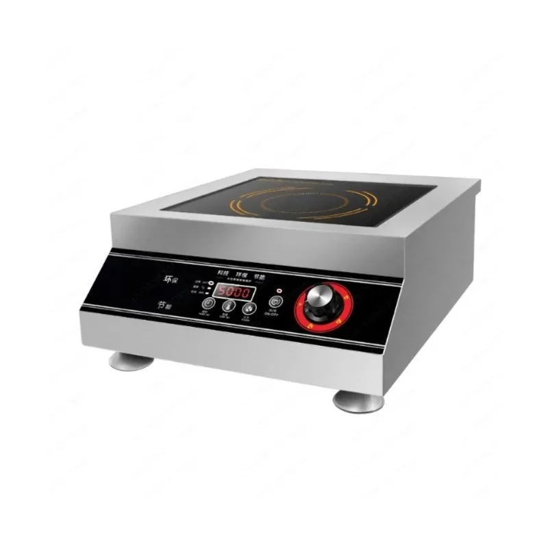 5000W Induction Cooker Flat Concave Commercial Canteen Restaurant Stir-Frying Soup Stove