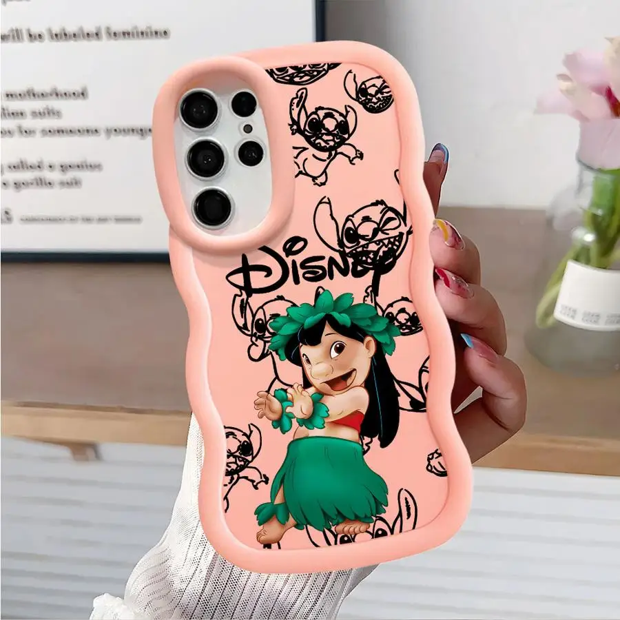 الكرتون ديزني غرزة لينة غطاء الهاتف حقيبة لهاتف سامسونج غالاكسي S20 FE S23 زائد S24 S22 الترا S25 S24 + S25 + S21
