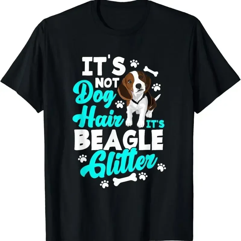 It_s Not Dog Hair Beagle Glitter Funny Owner T Shirt