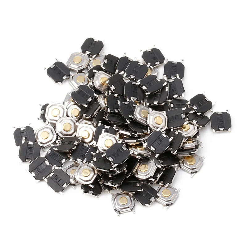 Impermeabile Microinterruttore Pulsante Tattile Tatto Spingere Interruttore Momentaneo SMD 4 Pin NUOVO