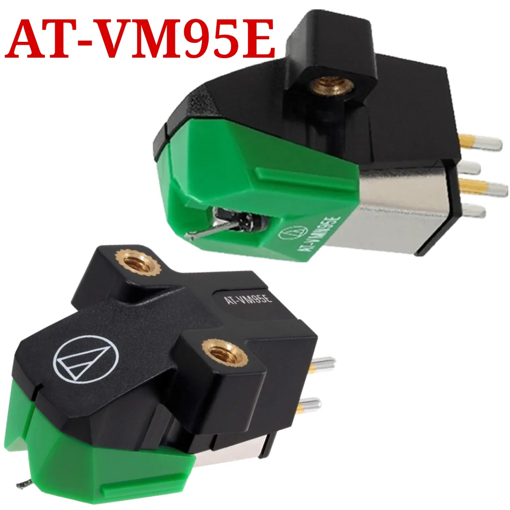 AT-VM95E Dual Moving Magnet Turntable Cartridge Double-moving Magnetic Vinyl Cartridge for LP Vinyl Record Player Turntable