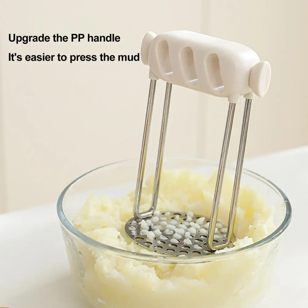 

Stainless Steel Potato Masher Ricer Crusher Ergonomic Handle Potato Press Easy Mashing Tool For Potatoes Carrots 감자 마셔