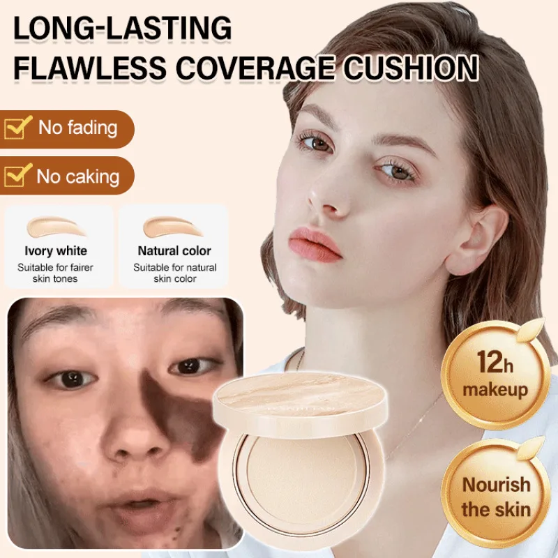 Passional Lover Air Cushion Foundation Hydrating Long-lasting Foundation Concealer Brightening Waterproof Moisturizing Makeup