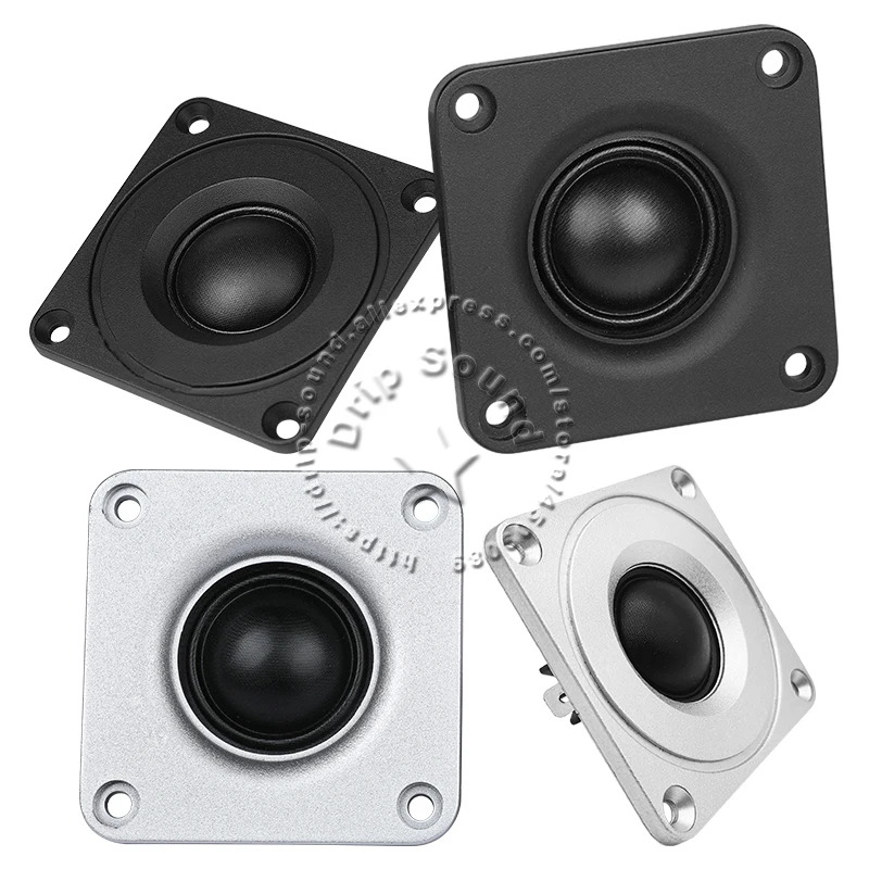 HIFI 실크 필름 트위터 홈 오디오 자동차 수정 트레블 스피커, 스테레오 라우드 스피커 혼, 4 옴 25 코어, 6 옴 20 코어, 2 개