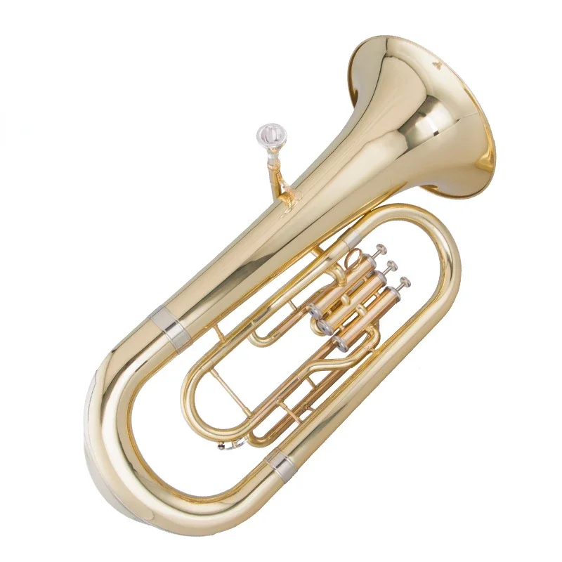 Bb Tone Gold Lacquer Euphonium Baritone