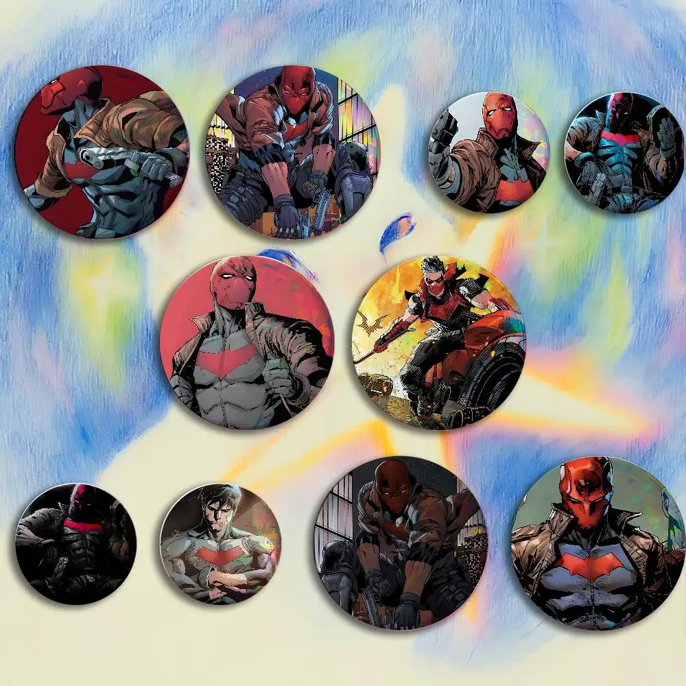 Anime Character J-Jason Todd Button Pin Single Pack Anime Merch for Ita Bags Badge Collectible Buttons