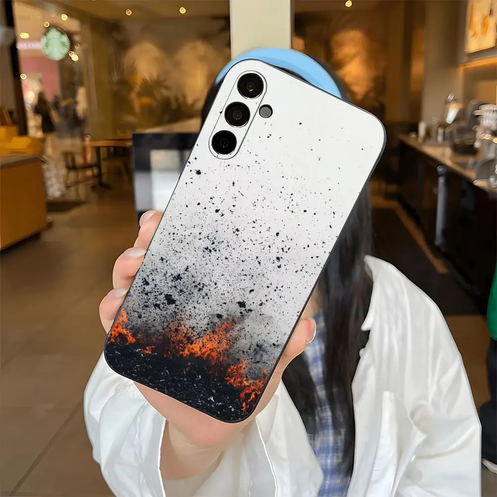 Lively Flames Phone Case For Samsung S26 S25 Edge S24 S23 S22 Ultra Plus Fe A57 A37 A17 A56 5G Silicon Cover