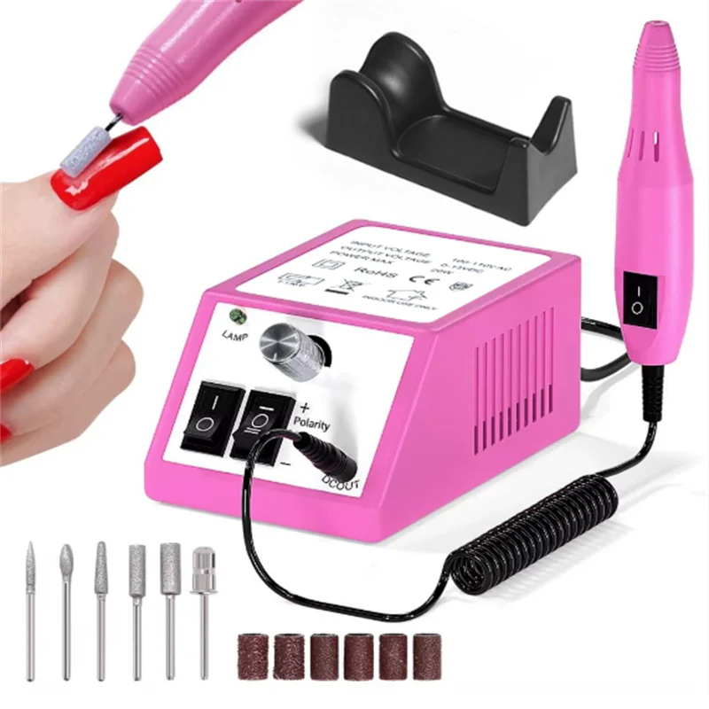 آلة تلميع الأظافر 2000-أداة أظافر كهربائية عالية السرعة لإزالة وتلميع الأظافر بسرعة