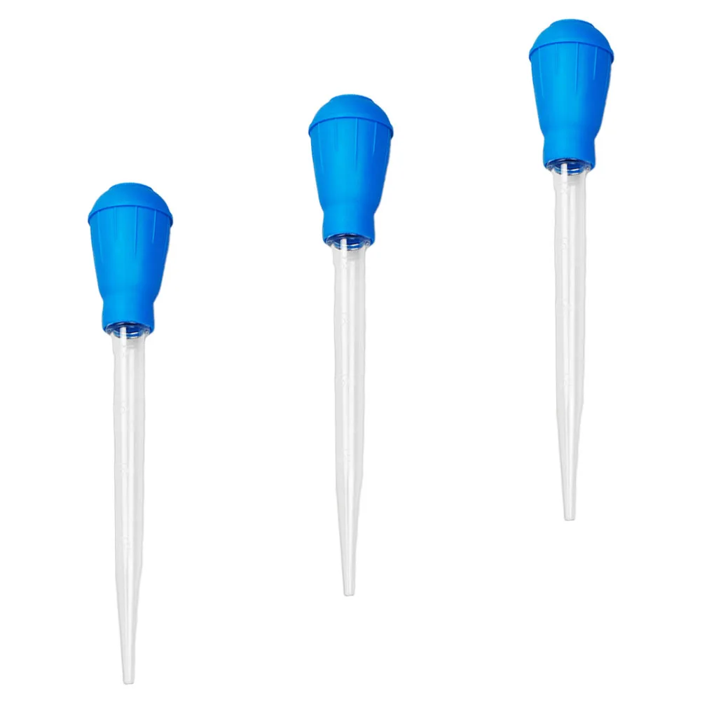 

3pcs Aquarium Clean Pipettes Fish Tank Water Changer Flexible Long Nozzle Siphon Feces Waste Remover Reusable Manual Gravel