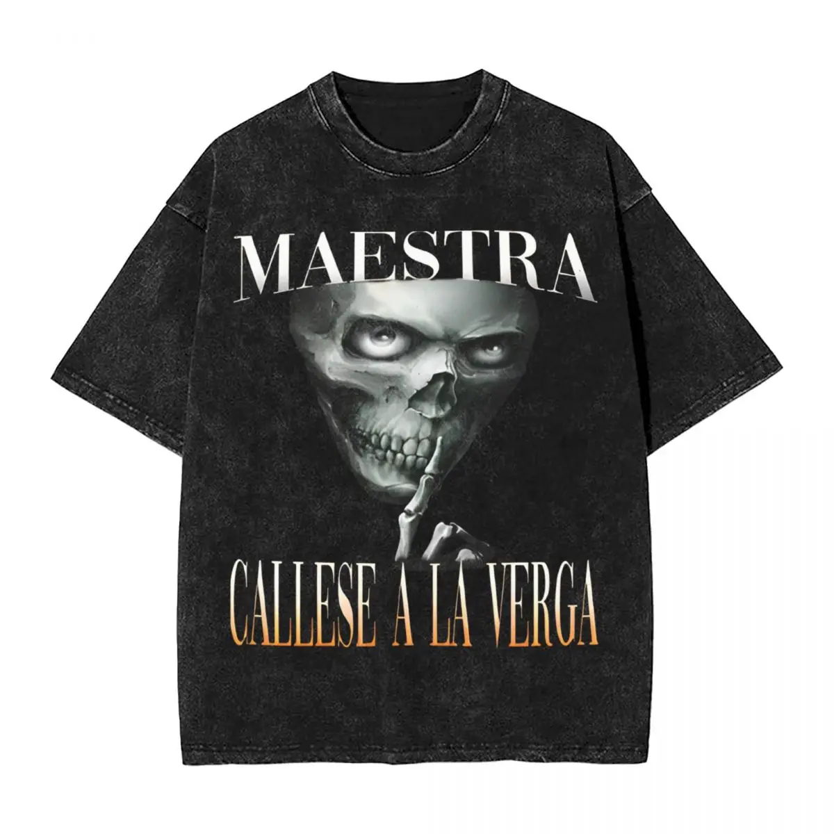 MAESTRA CALLESE A LA VERGA T-Shirt Summer Awesome T Shirts 2024 Casual Hippie Tshirt For Man Short-Sleeve Print Tops