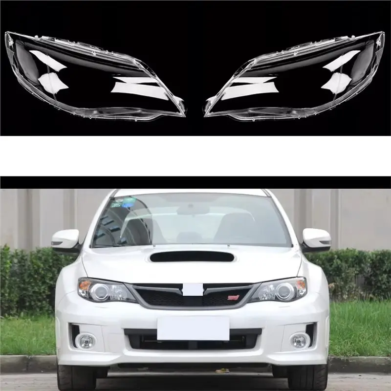 ABQB-For Subaru Impreza 10Th Generation 2007-2014 Car Headlight Lens Cover Headlamp Shell Glass Lampshade