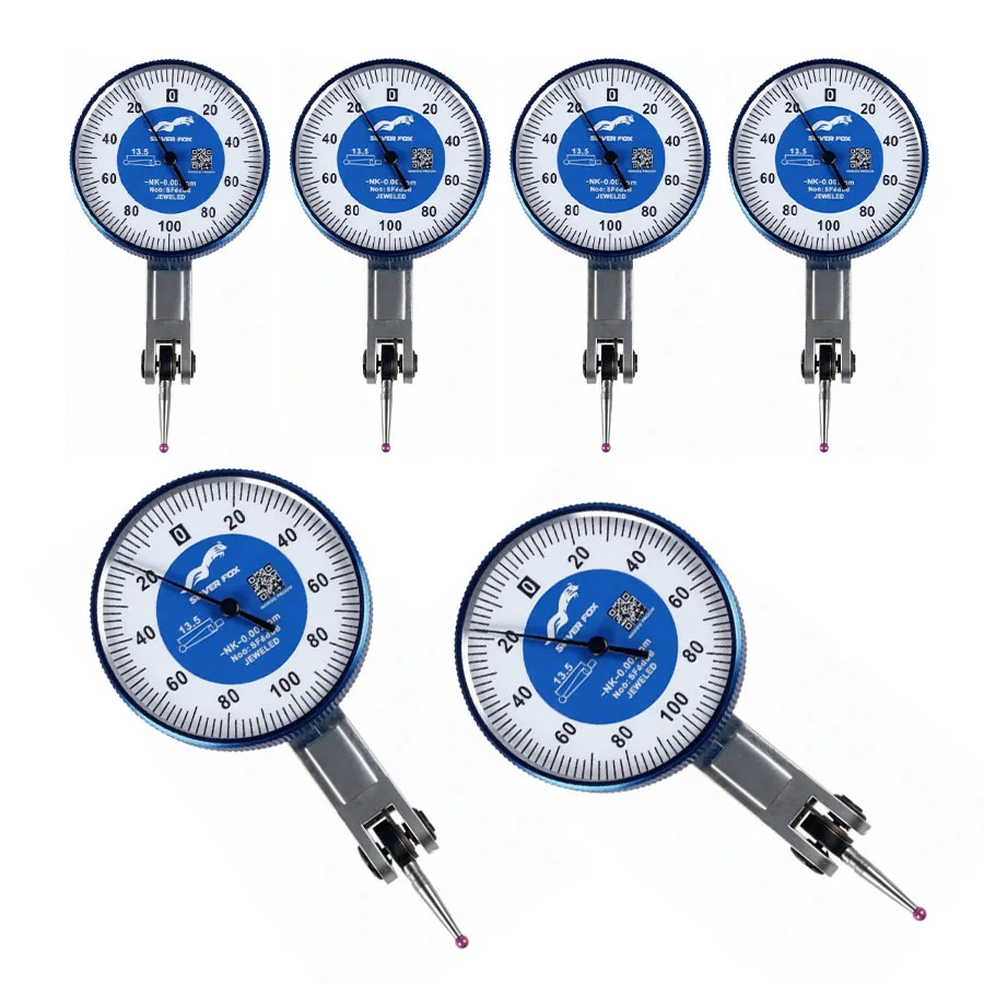 Leverage type dial gauge Silver Fox SF840B 0.002mm shockproof dial gauge, universal magnetic base