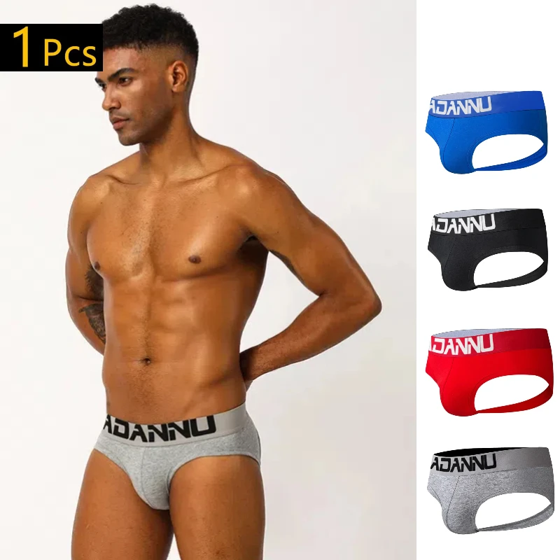 

Мужские трусы брифы из модала ADANNU, черные дышащие трусы слипы, удобное нижнее белье для мужчин, 2019