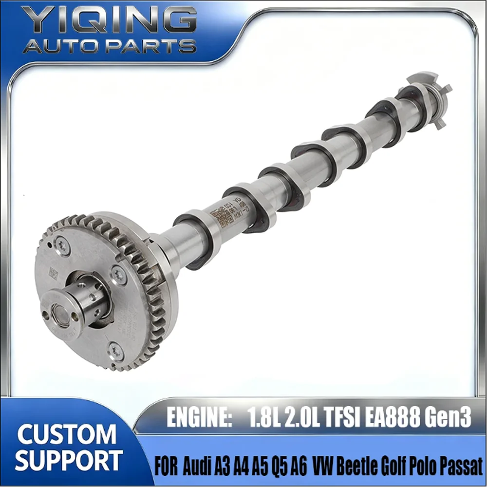 Intake Camshaft Kit 06L109021H For Audi A3 A4 A5 Q5 A6 TT 1.8L 2.0L TFSI VW Beetle Golf Polo Passat EA888 Gen3 1.8 2.0 L 13–20