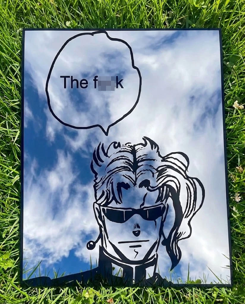

JOJO Rectangle Shape Anime Mirror Wall Art Home Decor for Anime Lovers Kids Gift Birthday Christmas