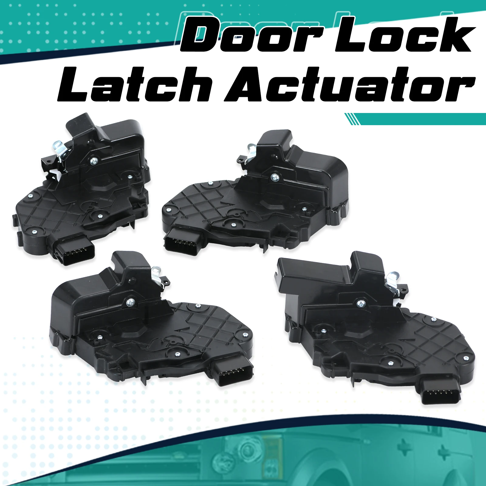 مجموعة أدوات تشغيل مزلاج الباب الميكانيكية الإلكترونية لسيارة لاند روفر رينج روفر إيفوك سبورت LR011303 FQM500330