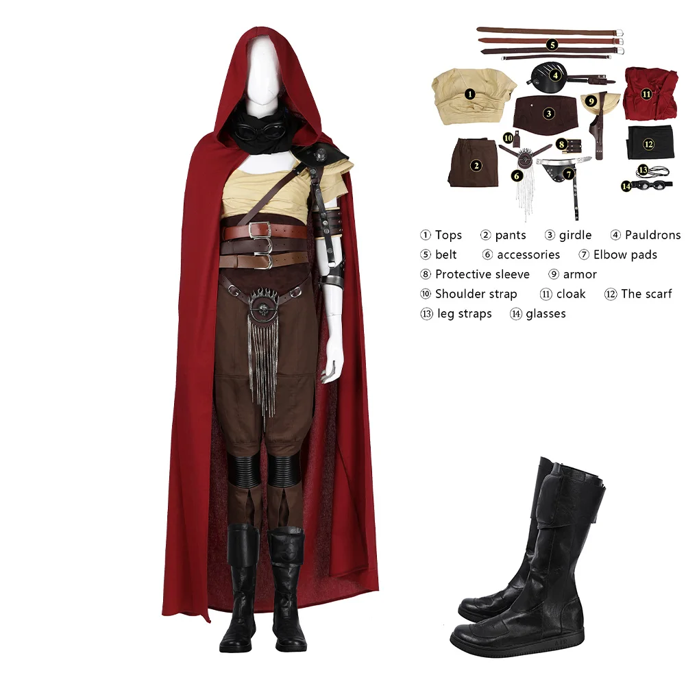 Furiosa Cosplay Costume Mad Disguise Clothing Max Roleplaying Halloween Carnival Part Suit