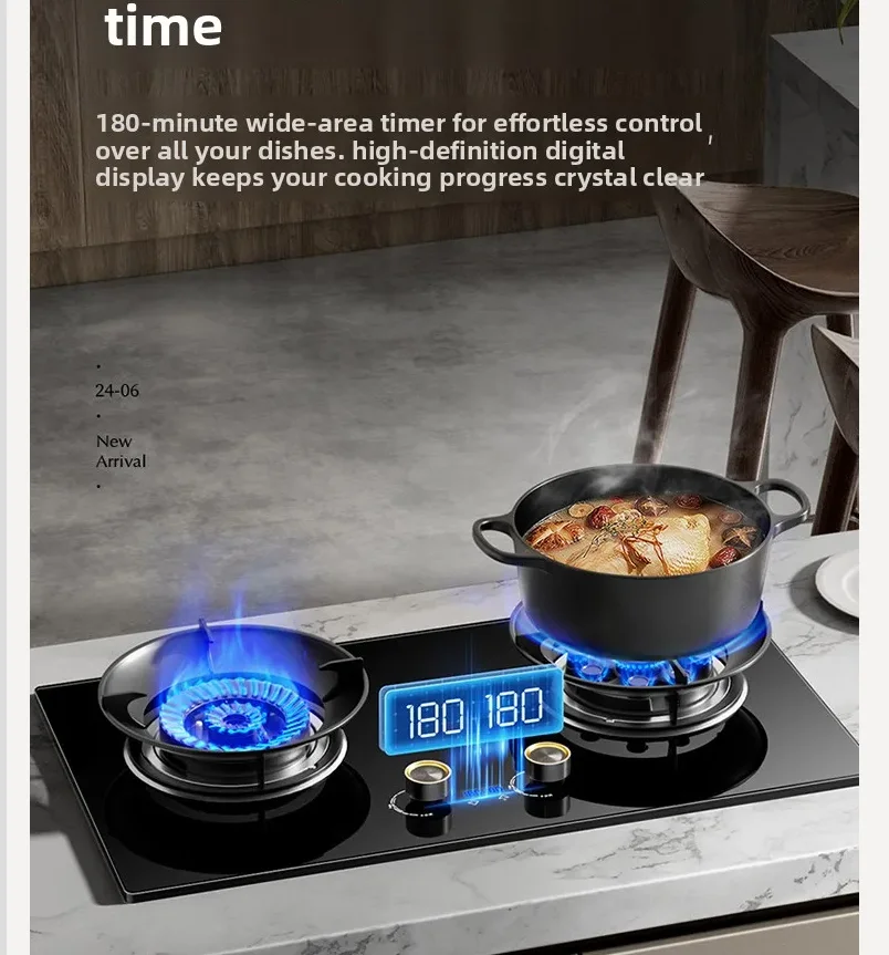 

Газовая плита Skyworth с 2 конфорками, для природного газа и сжиженного газа, встраиваемая, для домашнего использования QAW