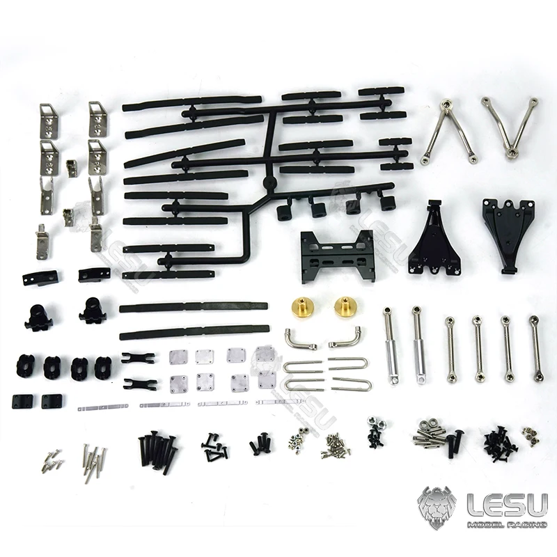 Raised 9Mm Rear Suspension For 1/14 LESU Differential Axles Tractor Truck Dumper Outdoor Toys TH18266