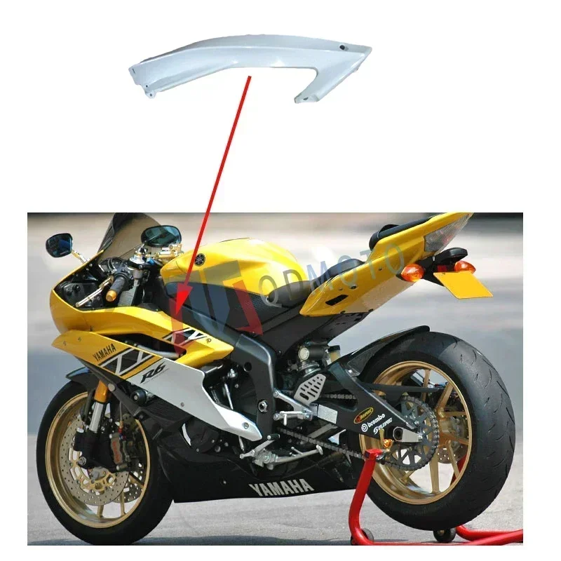 For Yamaha YZF-R6 2006 2007 Unpainted Body Lleft and Right Side Upper Cover ABS Injection Fairing Motorcycle Accessories