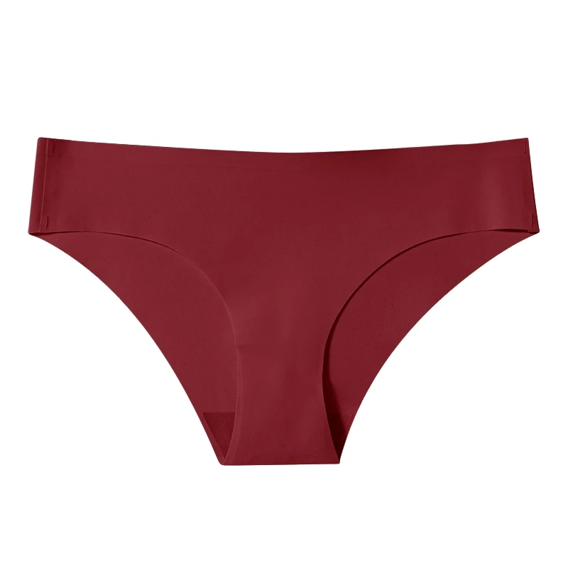 Braguitas de Cintura Baja de Seda de Hielo sin Costuras para Mujer, Corte T-ba, Ropa Interior Femenina Cómoda, Transpirable...