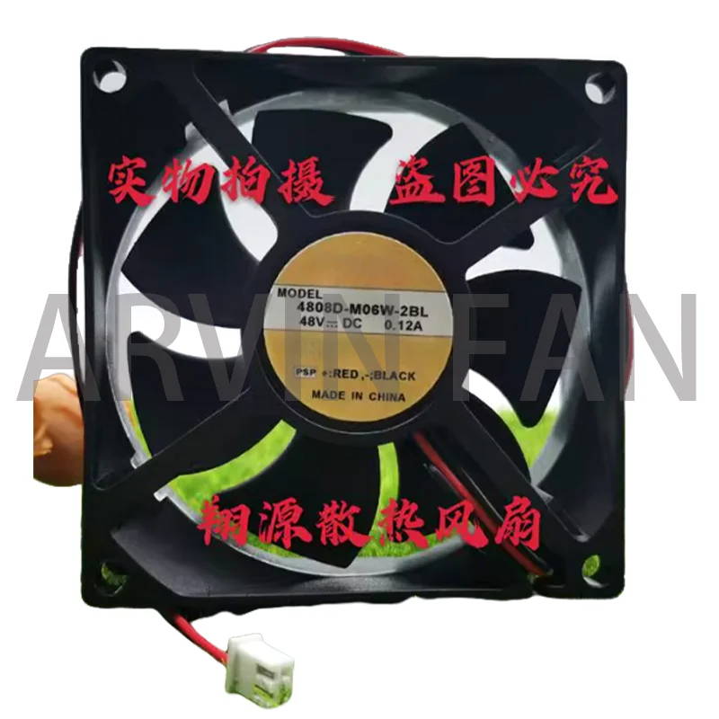 

4808D-M06W-2BL 8CM 48V 0.12A Инверторный вентилятор постоянного тока