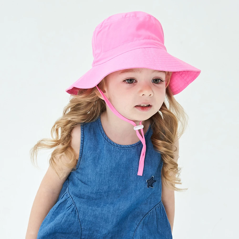 

Breathable For Sun Protection Toddler Bucket Baby Fisherman Hat Protection Hat Summer Spring