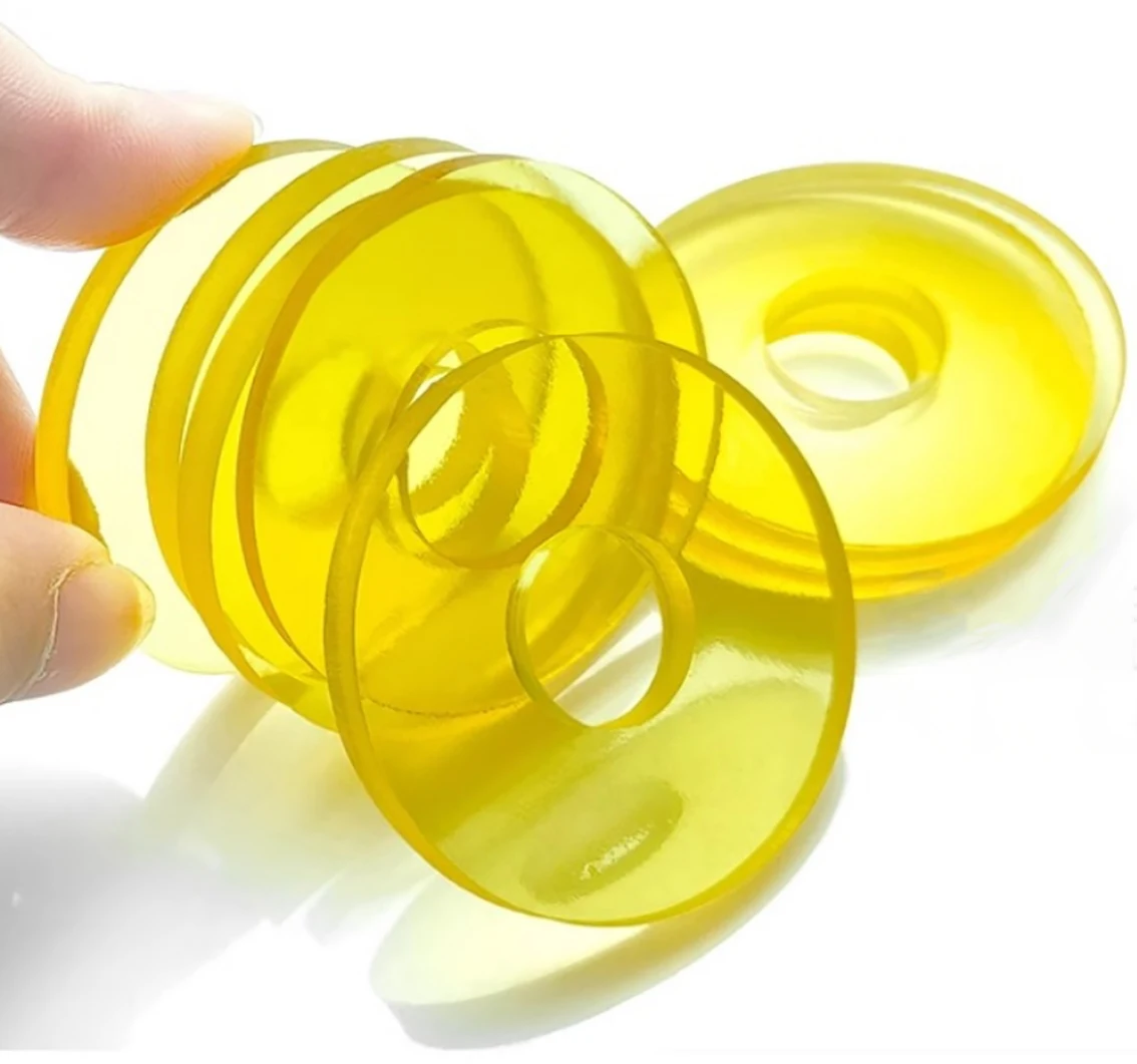 10Pcs ID 2-11mm PU Flat Gasket O-Ring Seal Spacer Washer Polyurethane Sealing Ring Shock Absorber Gasket Waterproof