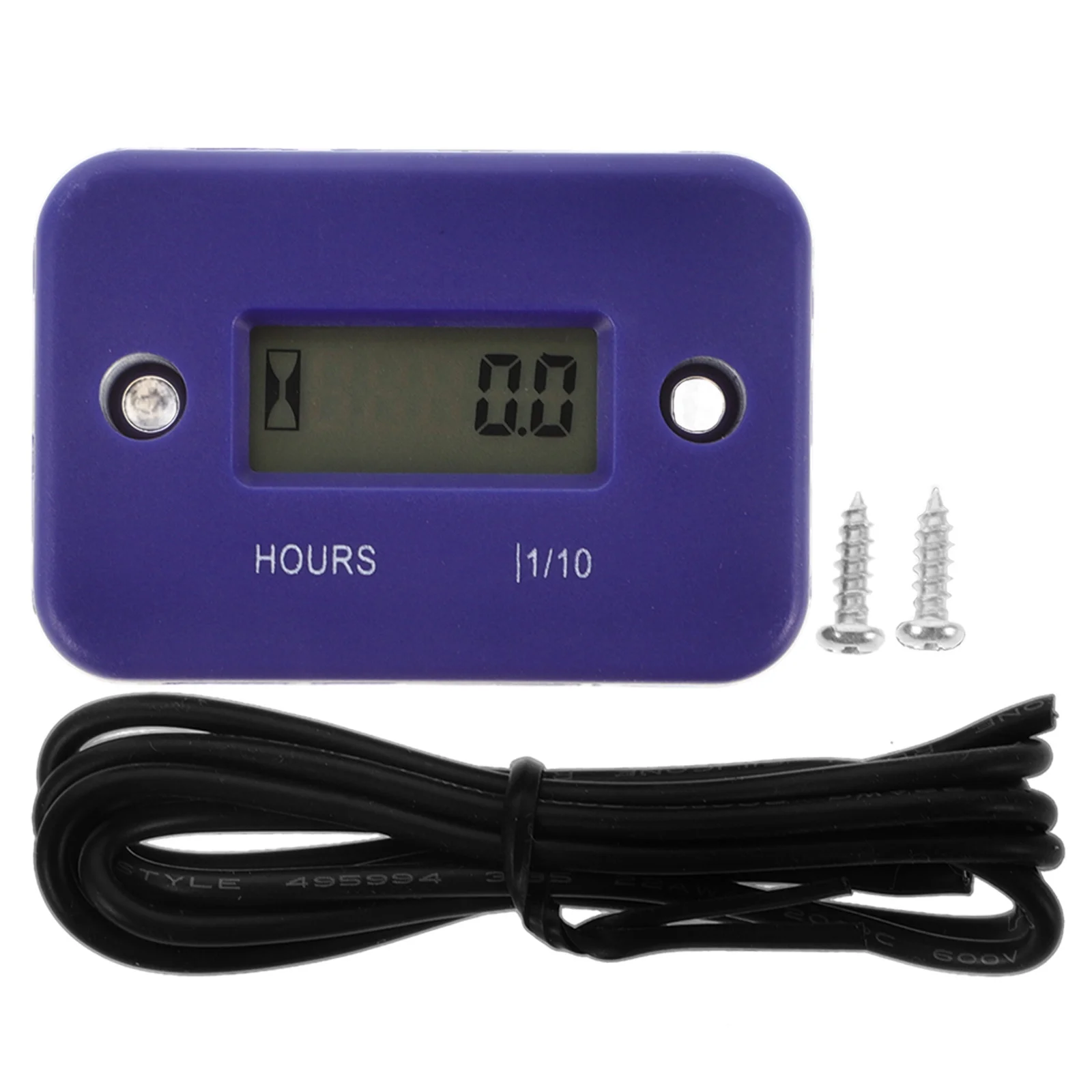 

Electronic Digital Timer Motorcycle Tachometer Hour Meter For Small Engine Dirt Bike Speedometer Generator Marine Golf Cart