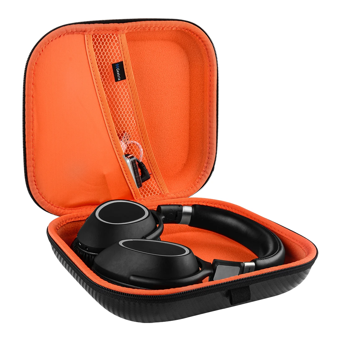 Geekria Headphones Case Pouch for Pioneer HDJ-2000, HDJ-1500, Portable Bluetooth Earphones Bag For Earphone Accessories Storage