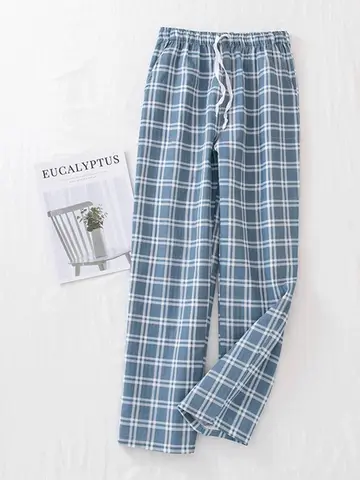 पुरुषों के पजामा पैंट वसंत और शरद ऋतु के पतले पतलून आकस्मिक गर्मियों के बड़े आकार के ढीले घरेलू पैंट बाहर पहने जा सकते हैं 8 best sales पुरुषों के पायजामा पैंट - №1