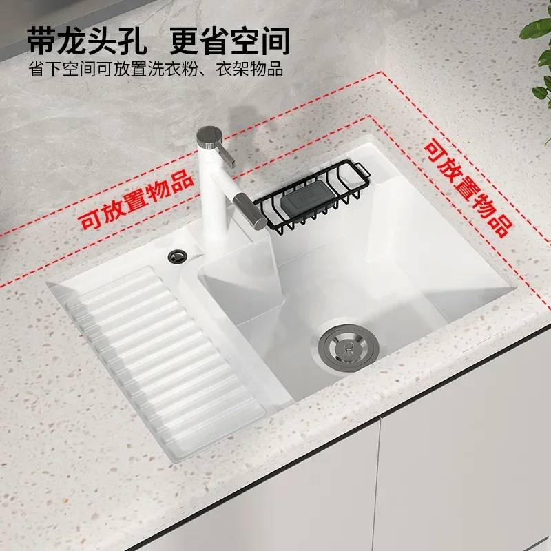 Ceramic Counter for Balcony Long Lasting Space Saving Reinforced Frame Sturdy Construction Premium Quality Easy Installation