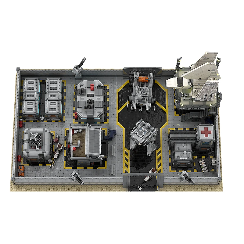 Berühmte Star Movie Base Bundle Modell Modulare Montage MOC Bausteine Technologie Ziegel Spielzeug Für Erwachsene Weihnachten Geschenke