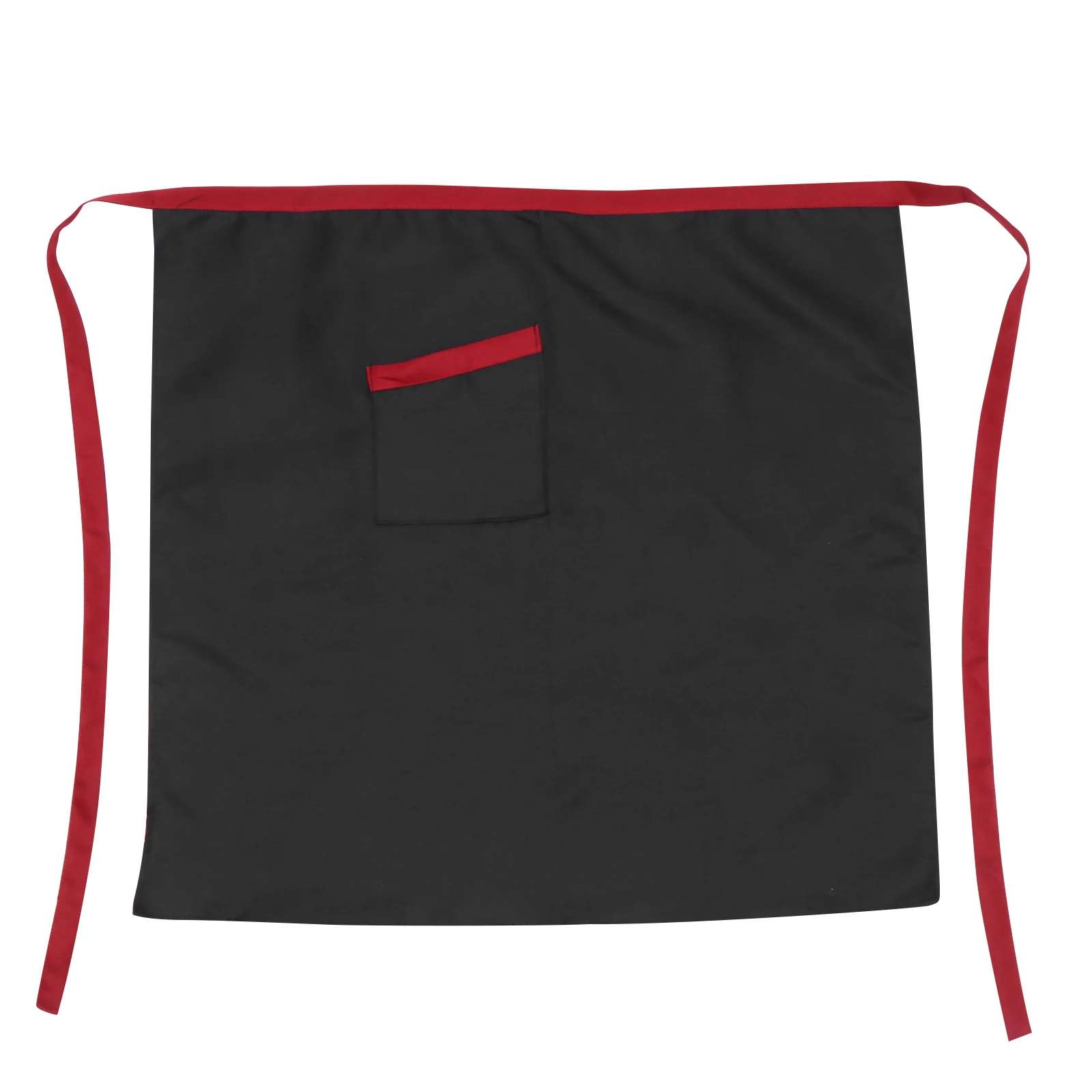 

Kitchen Half-length Apron Chef Cooking Catering Black Vintage Polyester Waiter Waitress Overall Shrink-proof Stain-resistant