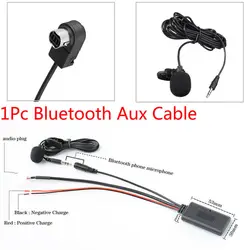 Car Bluetooth 5.0 microphone handsfree AUX Cable For Alpine/JVC Ai-NET KCA-121B Stereo Adapter Auto Electronics Accessories