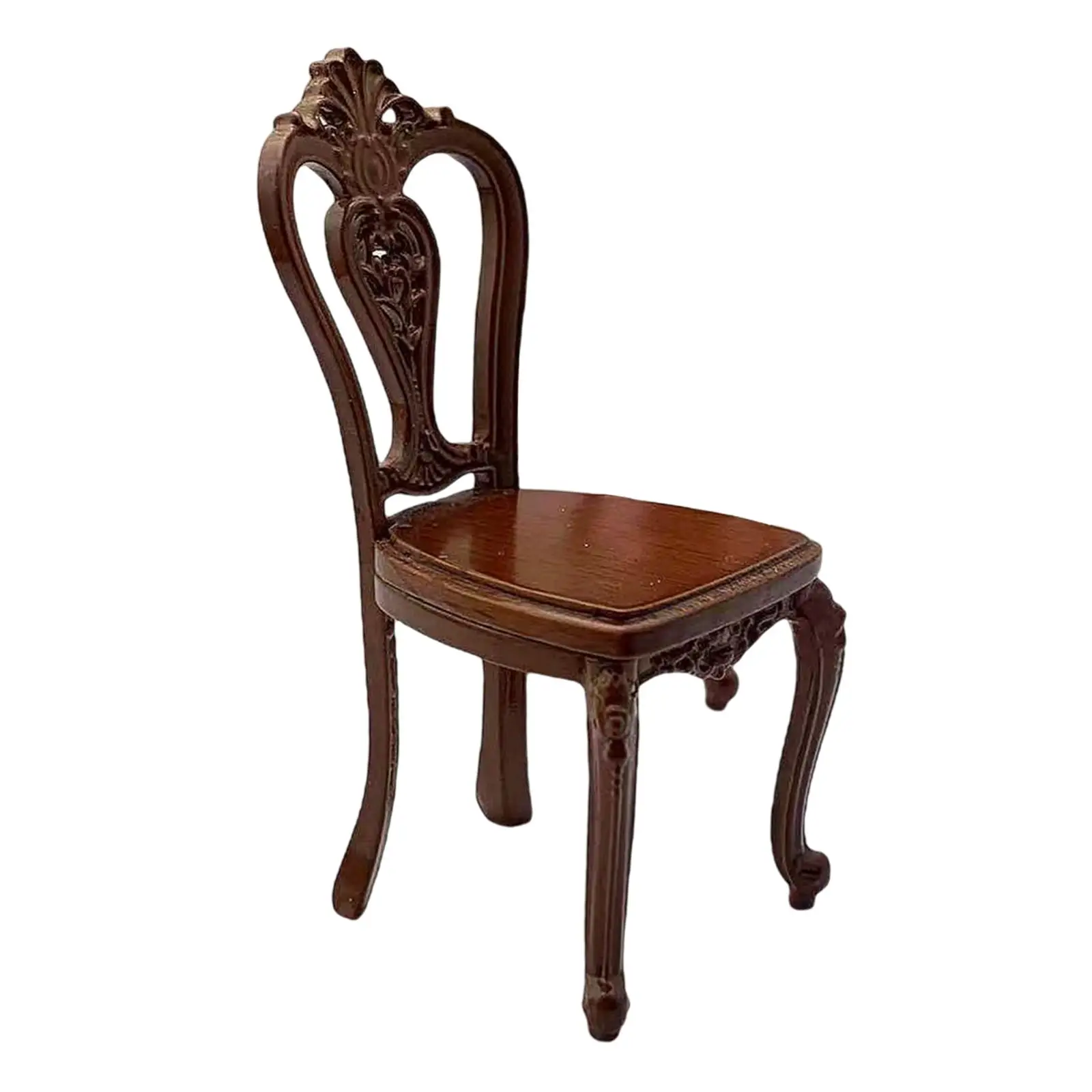 

1:12 стул для кукольного домика, мини-стул, детская ролевая игрушка, миниатюрный мини-мебельный аксессуар, декор для кукольного домика для детей 3 лет