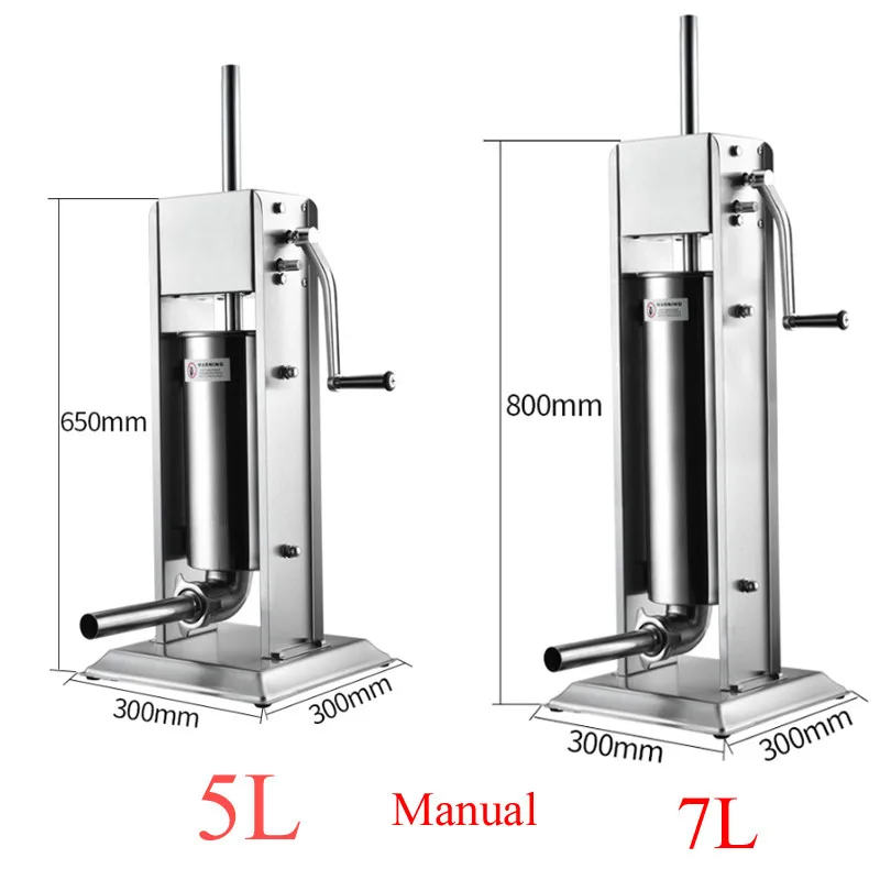 Machine de remplissage de saucisses électrique automatique commerciale, Machine de remplissage de saucisses et de jambon