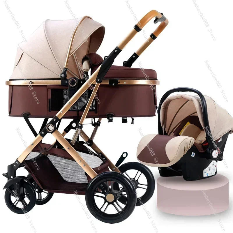 High Quality Baby Strollers, 3 in 1 for Travel