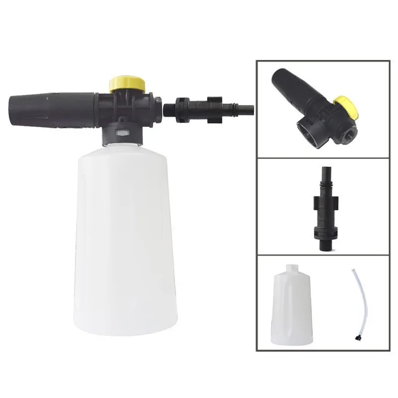 750ML Snow Foam Lance For Karcher K2 K3 K4 K5 K6 K7 Car Pressure Washers Soap Foam Generator With Adjustable Sprayer Nozzle