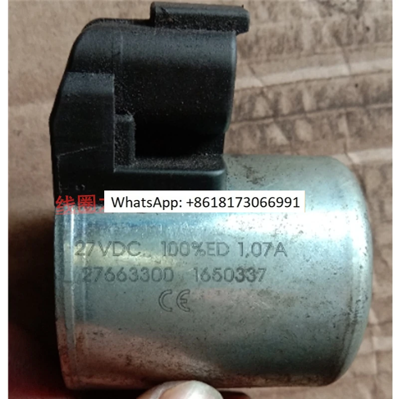 27633500 24vdc27 solenoid valve coil 27642500 Yage Huituosi grab steel machine 27663300