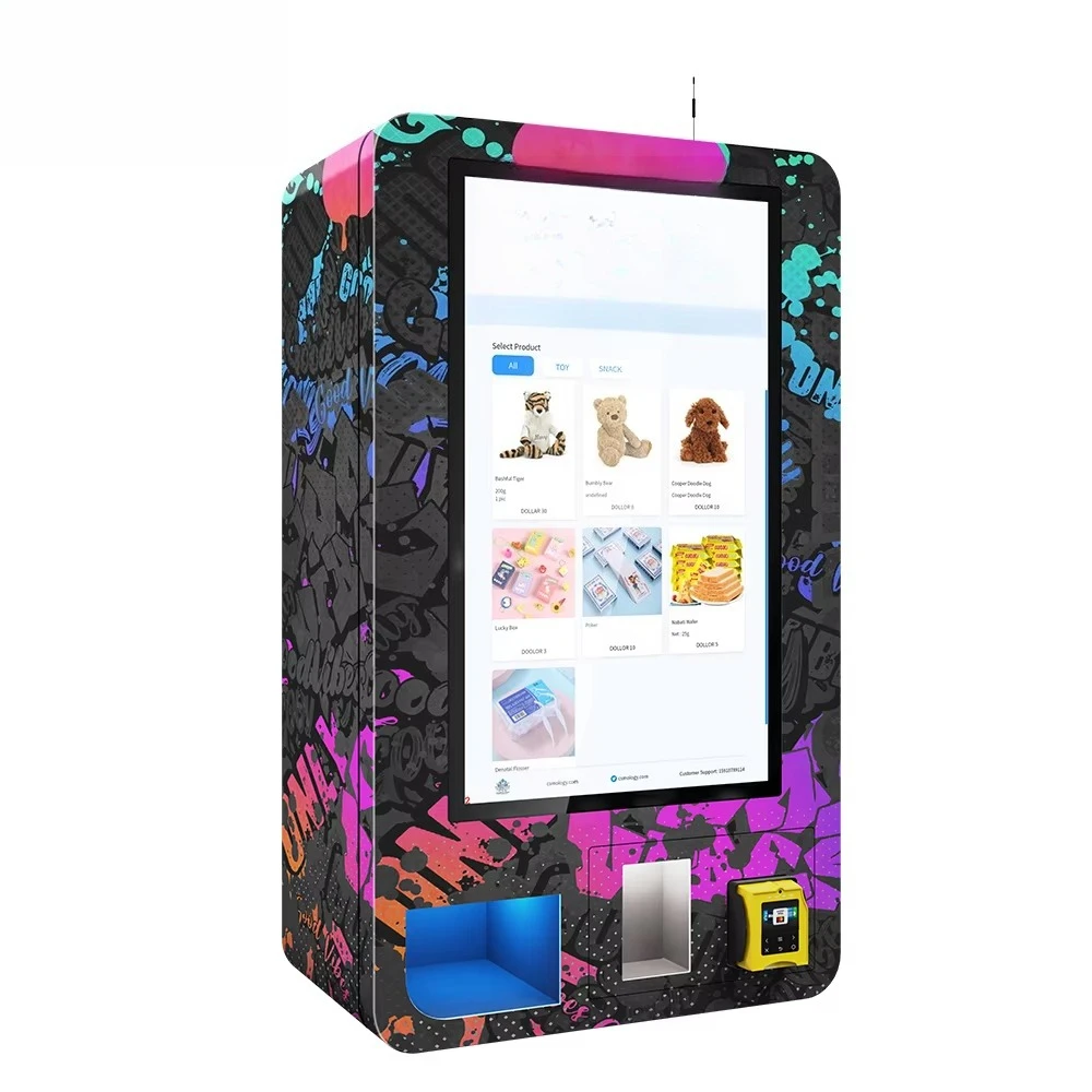 Smart 32-inch touchscreen, small mini automatic wall mount, vending machine