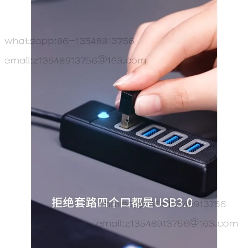 USB3.0 Expander TypeC Notebook Computer Universal Splitter Multi-interface Length 0.15m in Stock and Fast Delivery